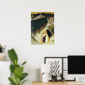 Poster Sano di Pietro La Rencontre de Saint Antoine (Bureau à domicile)