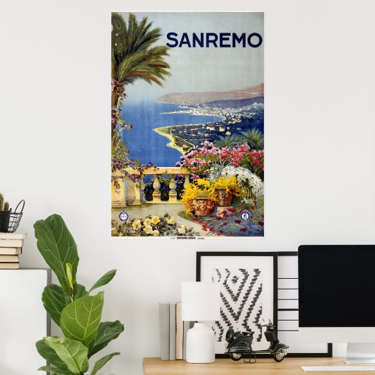 Poster Sanremo (Bureau à domicile)