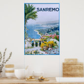 Poster Sanremo, Italie Imprimer (avec frontière) (Cuisine)