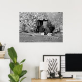 Poster Sans-abri et chômeurs 1938 (Bureau à domicile)