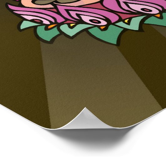 Poster sans bordure (Coin)