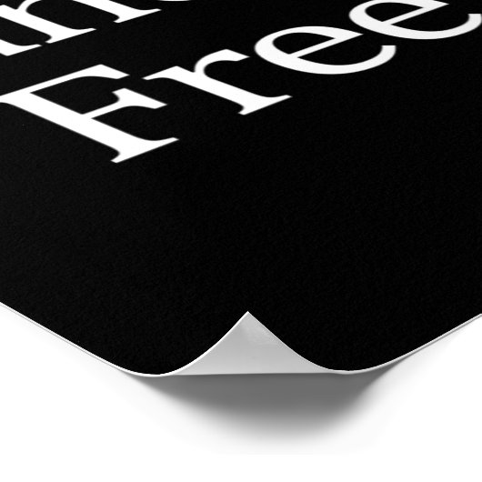 Poster Sans cancer - (Coin)