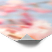 Poster Sans Changement Pas De Papillons Fleurs de cerisie (Coin)