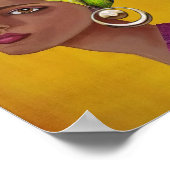 Poster Sans compromis - Femme noire forte (Coin)