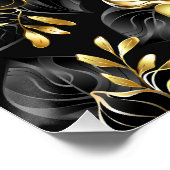 Poster Sans couture avec orchidées de bijoux (Coin)