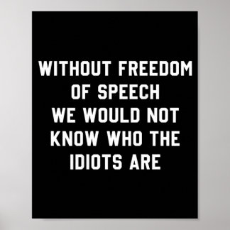 Poster Sans Dom De La Parole Nous Ne Saurions Pas Qui Son