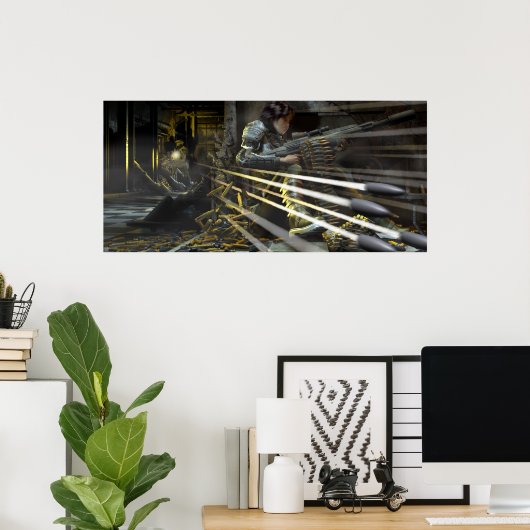 Poster Sans effort (Bureau à domicile)