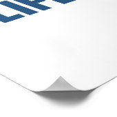 Poster Sans Géométrie, La Vie N'A Pas De Points (Coin)