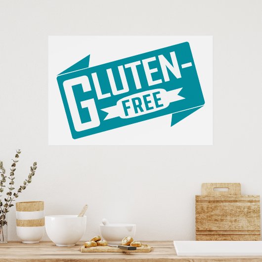Poster Sans gluten (Cuisine)