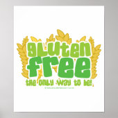 Poster Sans gluten (Devant)