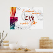 Poster Sans Musique, La Vie Bb (Cuisine)