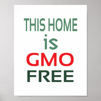 Poster Sans OGM (format standard de cadre photo)