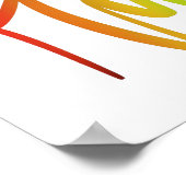 Poster Sans Pluie Il N'Y Aurait Pas D'Arc En Ciel (Coin)