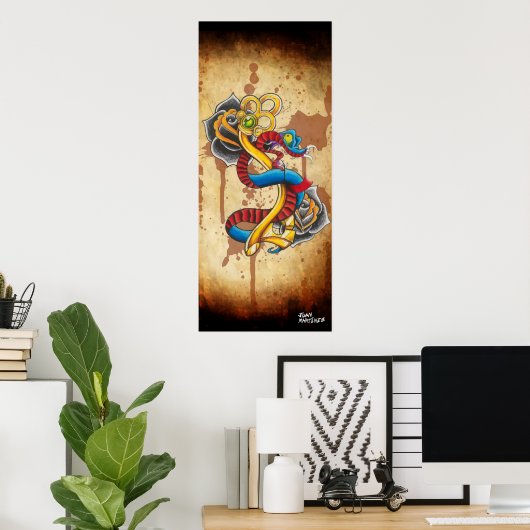 Poster "sans titre" (Bureau à domicile)