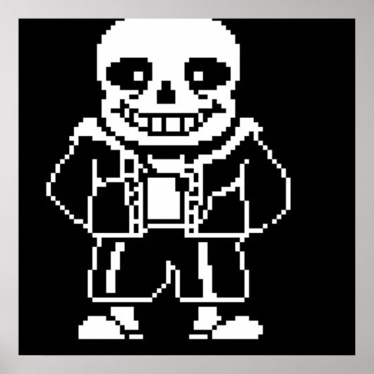 Poster Sans Undertale (Devant)