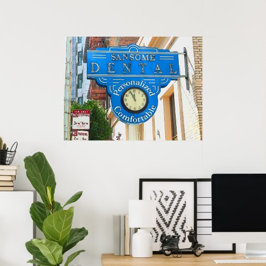 Poster Sansome dentaire (Bureau à domicile)