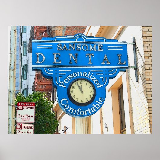 Poster Sansome dentaire (Devant)