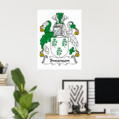 Poster Sanson Family Crest (Bureau à domicile)