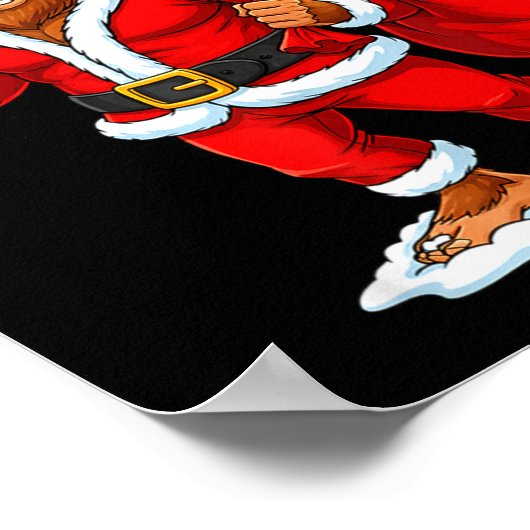 Poster Santa Bigfoot 67 Meme Funny Six Seven Christmas Ho (Coin)