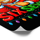 Poster Santa Bigfoot Christmas Sasquatch 67 Funny Meme Si (Coin)