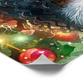 Poster Santa Black Woman With Christmas Tree (Coin)