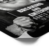 Poster Santa Breaking Entering Mugshot Funny Christmas Ho (Coin)