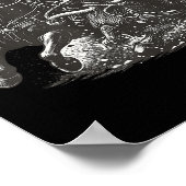 Poster Santa Bulldogging Christmas Cowboy Santa Rodeo Xma (Coin)