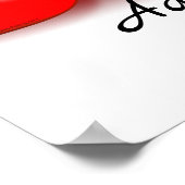 Poster Santa Cartoon Cute Peeking Character © BluedarkArt (Coin)