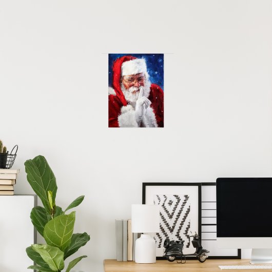 Poster santa claus (Bureau à domicile)