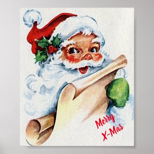  Poster Santa Claus (Voorkant)