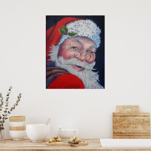 Poster Santa Claus (Cuisine)
