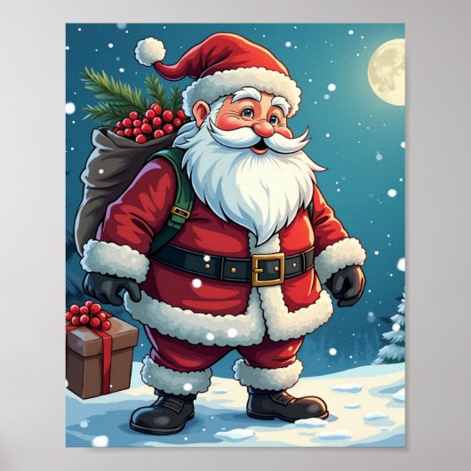 Poster Santa Claus (Devant)