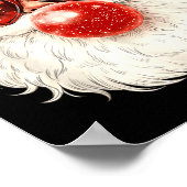 Poster Santa Claus Christmas Blowing Bubble Gum And Sungl (Coin)