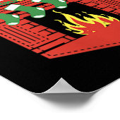 Poster Santa Claus Fireplace Cket Funny Christmas  (Coin)