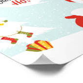 Poster Santa Claus - juste dire go (Coin)