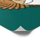 Poster Santa Claus Owl (Coin)