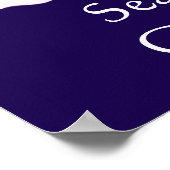 Poster SANTA CLAUS, PETITE ANGEL & MERLIN Noël Party (Coin)