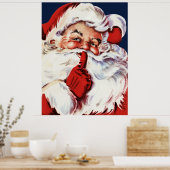 Poster Santa Claus Saying (Cuisine)