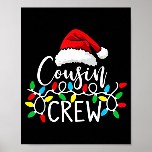 Poster Santa Cousin Crew Christmas Matching Pajamas For K (Devant)