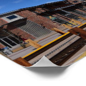 Poster Santa Fe NM Railyard Park Water Tower (Coin)