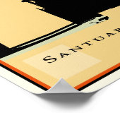 Poster Santa Fe, Nouveau-Mexique, USA (Coin)