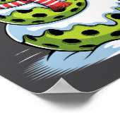 Poster Santa Hat Ckleball Snowman Christmas Men Women Kid (Coin)