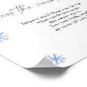 Poster Santa hat - devinez la douce pagaille (Coin)