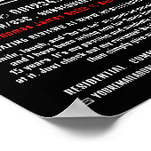 Poster Santa Hat, Santa Claus Entertainer Publicité (Coin)