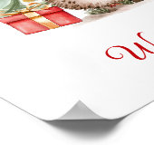 Poster Santa Hedgehog Christmas Wishes  (Coin)