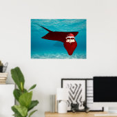 Poster Santa Manta (Bureau à domicile)