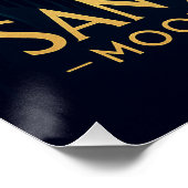 POSTER SANTA MARTA — CLAIR DE LUNE SUR LES CARAÏBES (Coin)