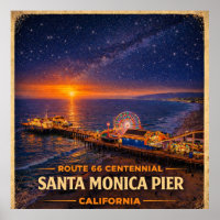 Santa Monica Pier Californie Centenaire