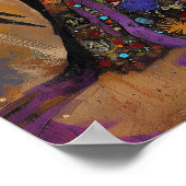 Poster Santa Muerte Mystical Surreal Abstract Portrait (Coin)