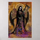 Poster Santa Muerte Mystical Surreal Abstract Portrait (Devant)